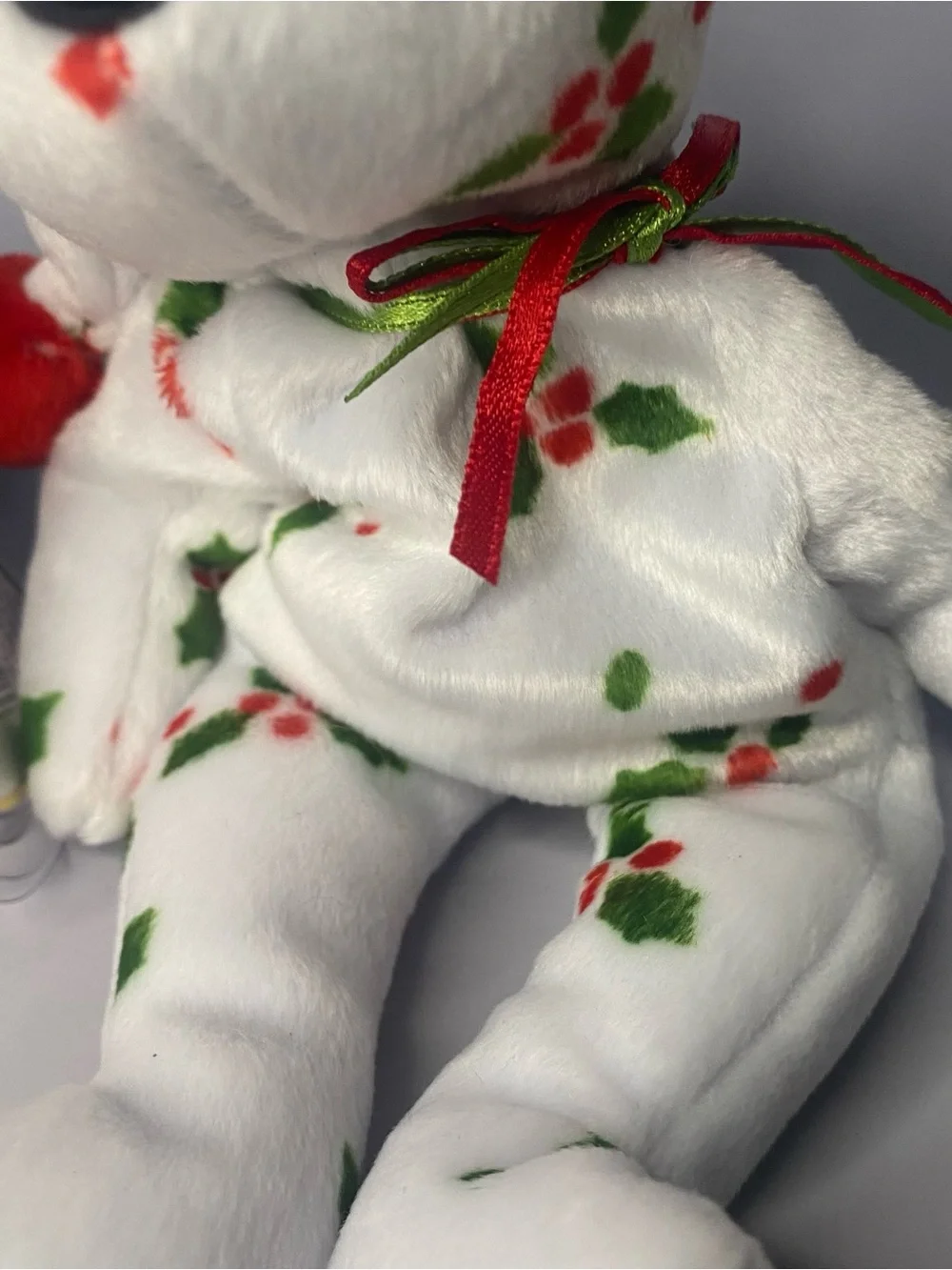 Vintage TY Original 1998 Holiday Teddy Beanie Baby & Zero The Penguin New W/tags